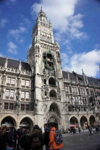 La Marienplatz.
